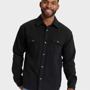 Goodfellow & Co. Black Denim Button-Up Shirt